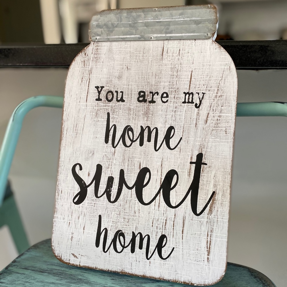 Country Wood & Galvanized Mason Jar Wall Decor